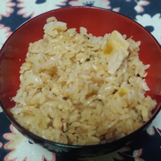 簡単　ツナと高野豆腐の炊き込みご飯